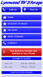 Mobile Screenshot of lynnwoodrvstorage.com